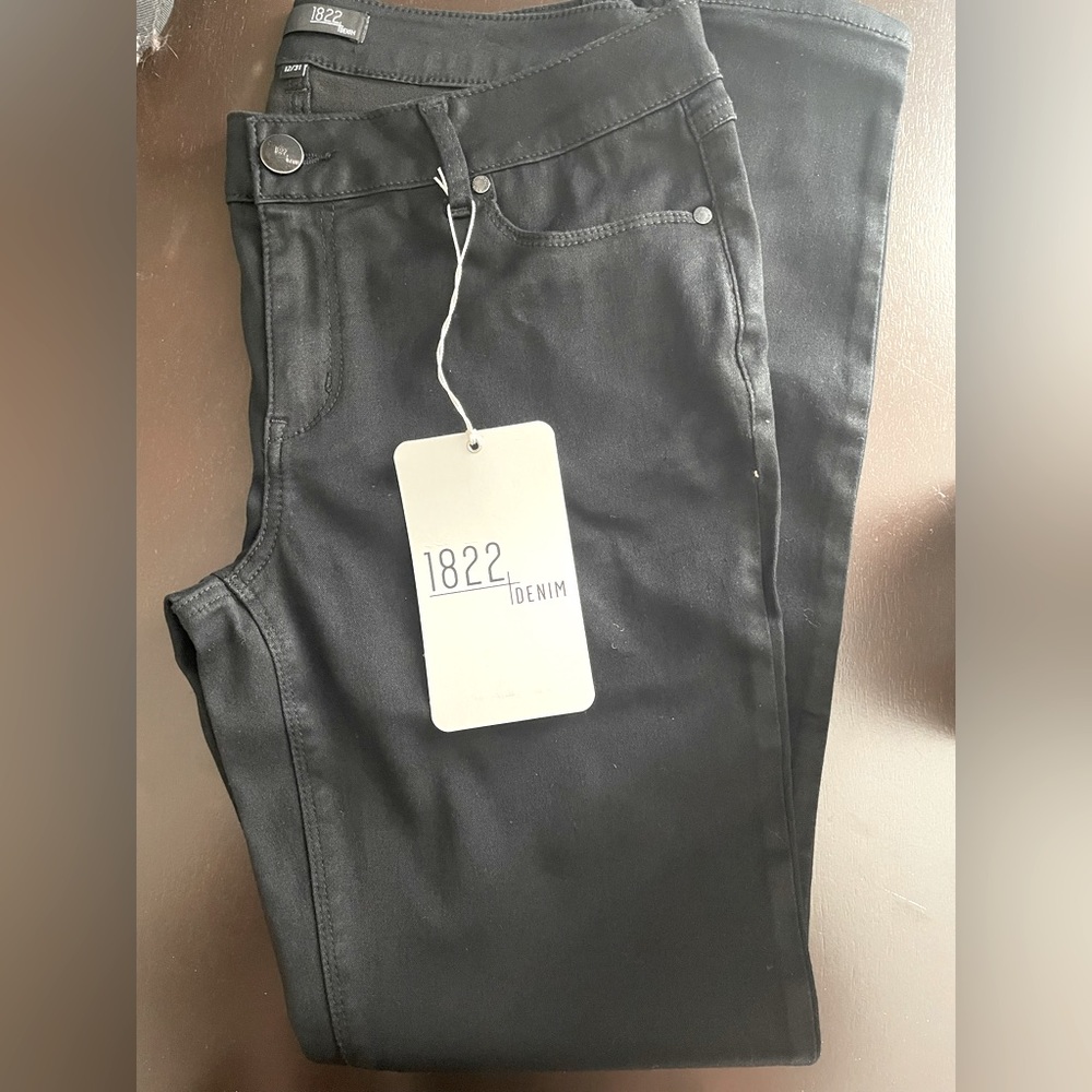 1822 Skinny Jeggings in Wynter Black